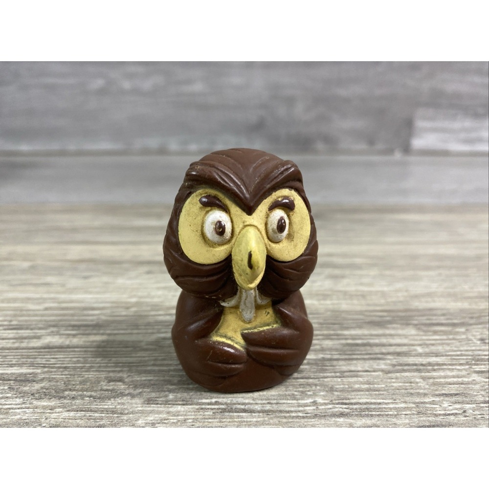 Vintage Kohner Finger Puppet Hard Plastic OWL from WINNIE THE POOH Disney Figure
